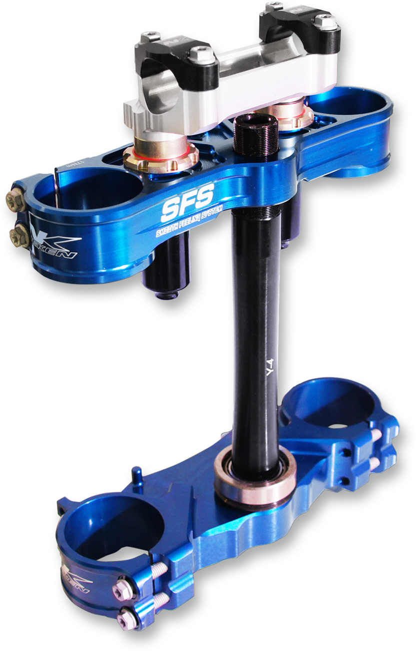 NEKEN Triple Clamp - SFS - Kawasaki - Blue 109020