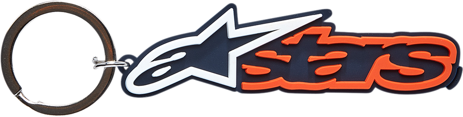 ALPINESTARS Key Fob - Blaze - Navy/Orange 1019940067032