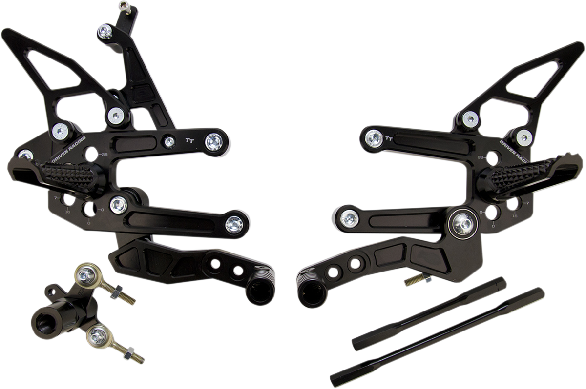 DRIVEN RACING TT Rearset - CBR1000RR DRP-708-BK