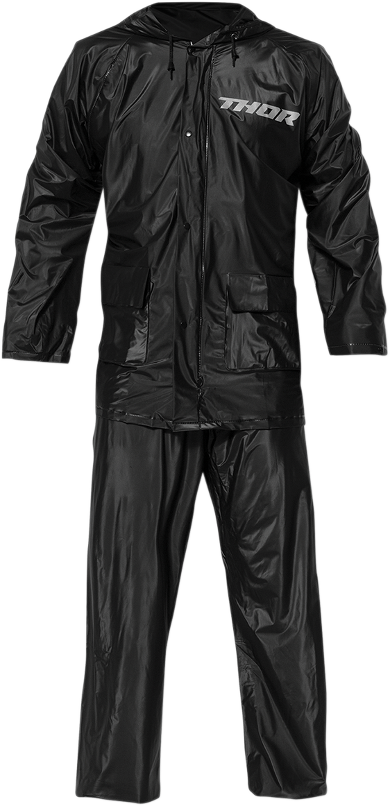 THOR PVC Rainsuit - Black - XL 2851-0466