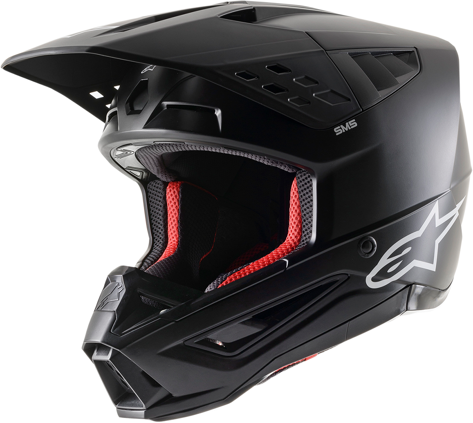 ALPINESTARS SM5 Helmet - Solid - Matte Black - XS 8303121-110-XS