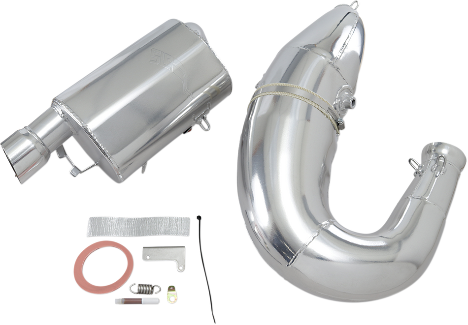 STARTING LINE PRODUCTS Polaris Single Pipe Exhaust 09-801