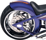 RUSS WERNIMONT DESIGNS Custom Rear Fender for Rigid Frames - Left-Side Drive - Steel - 11" W x 36.5" L 380309