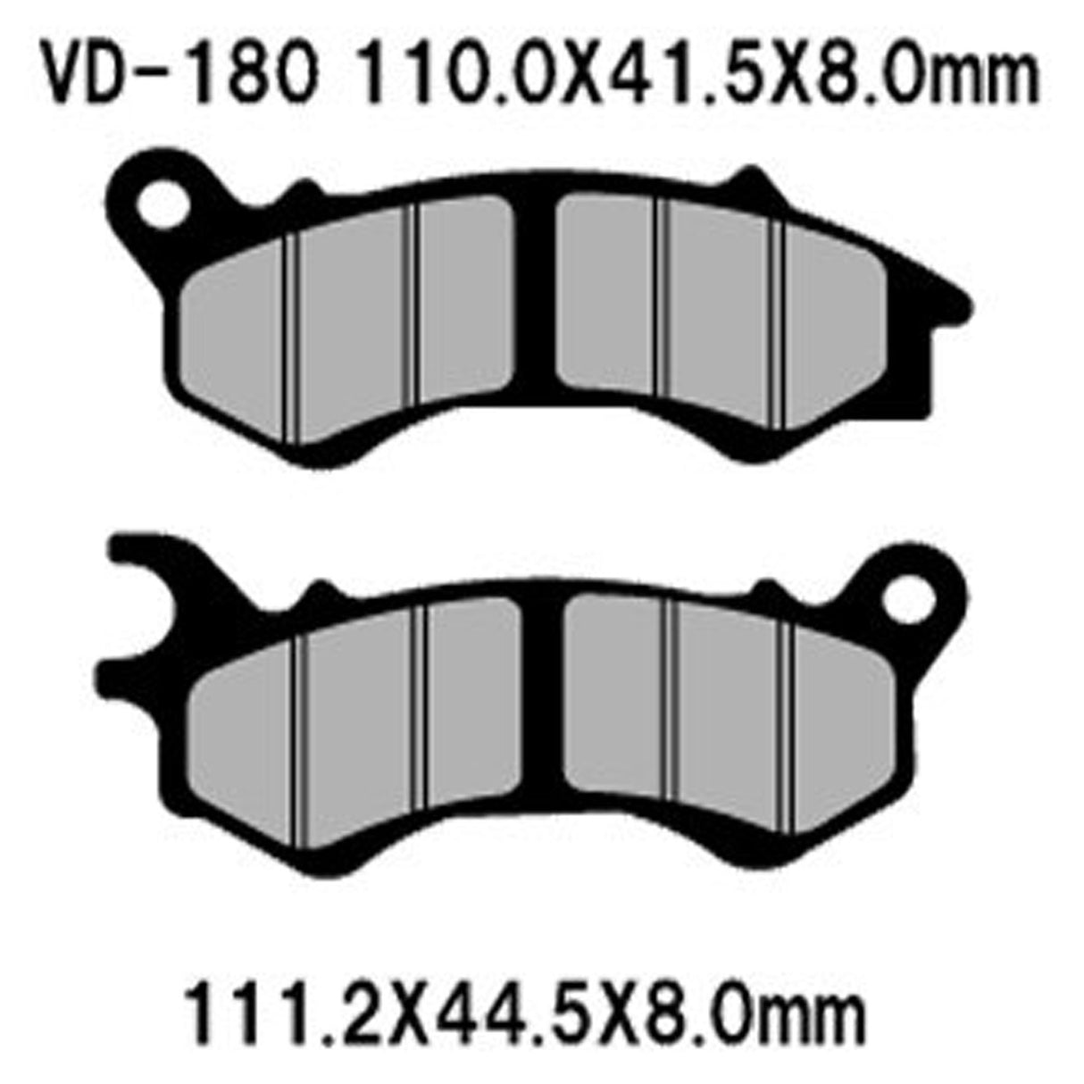 Vesrah Brake Pads (Vd-180) 985008