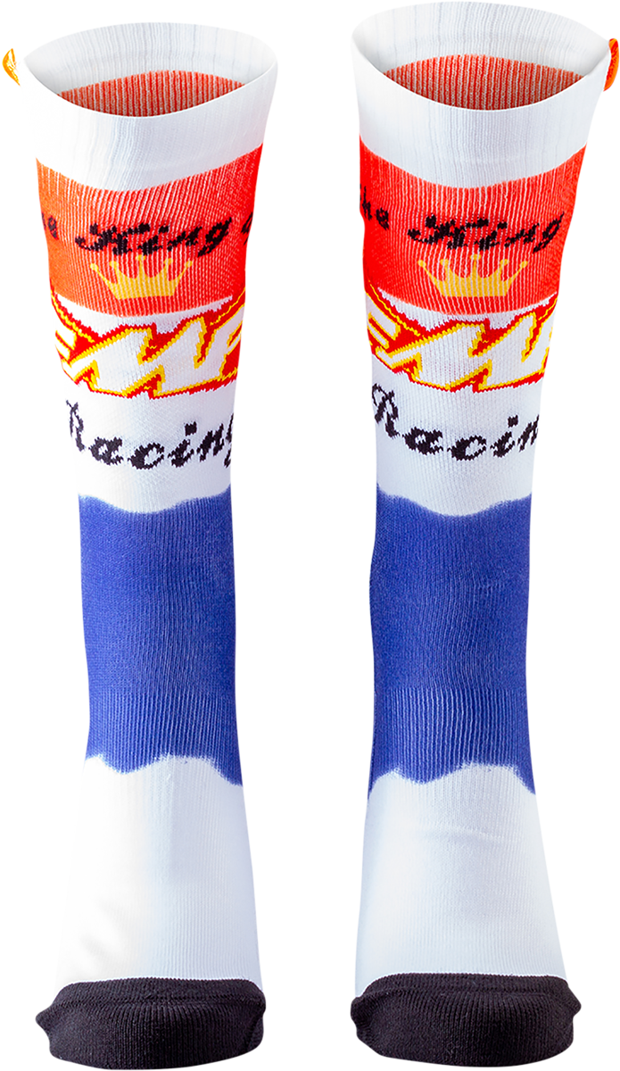 FMF King of Racing Socks - White - One Size HO20194907WHT 3431-0690