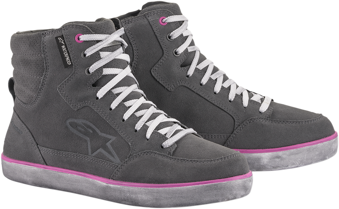 Zapatos impermeables ALPINESTARS J-6 para mujer - Gris/Rosa - EU 9 254222090959