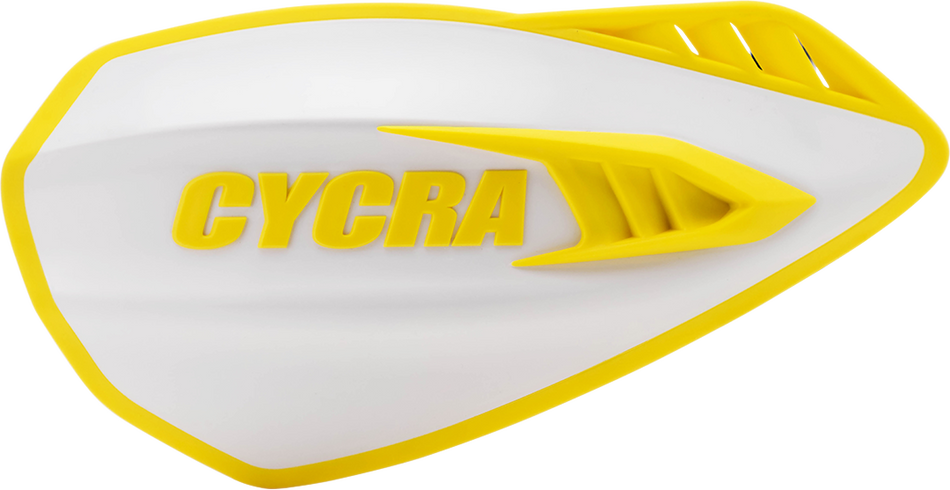 CYCRA Handguards - Cyclone - White/Yellow 1CYC-0056-234