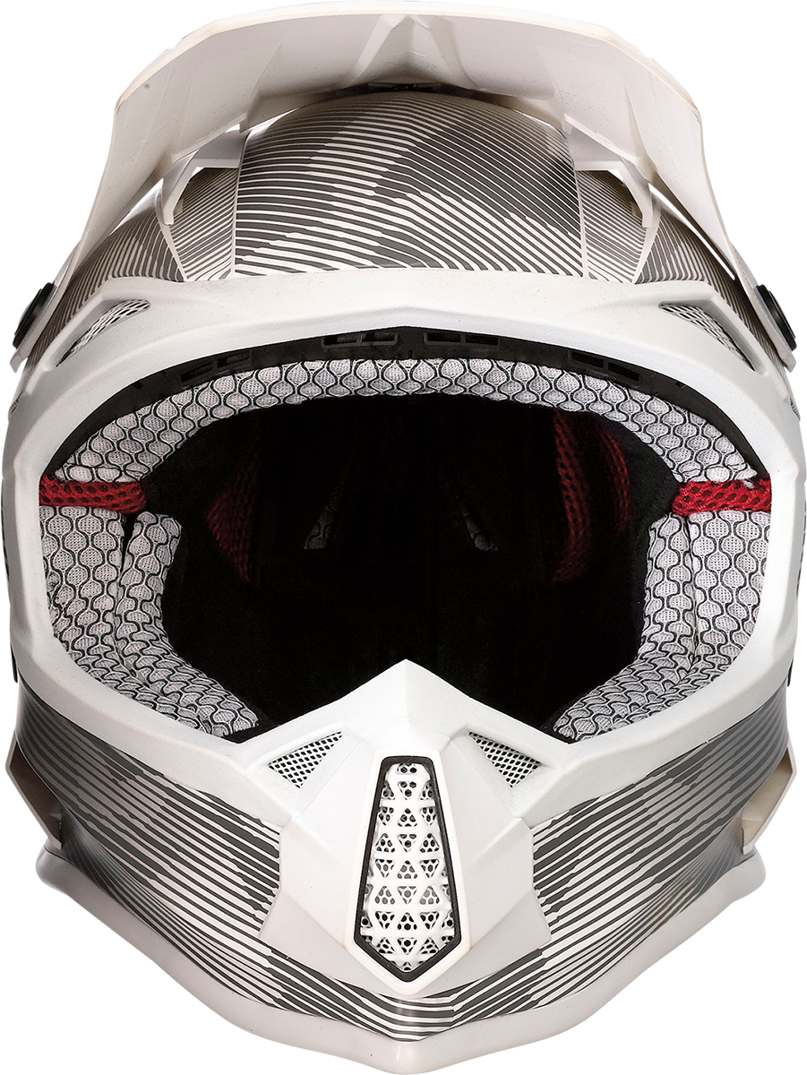 MOOSE RACING Youth F.I. Helmet - Agroid Camo - MIPS® - Gray/White - Medium 0111-1530