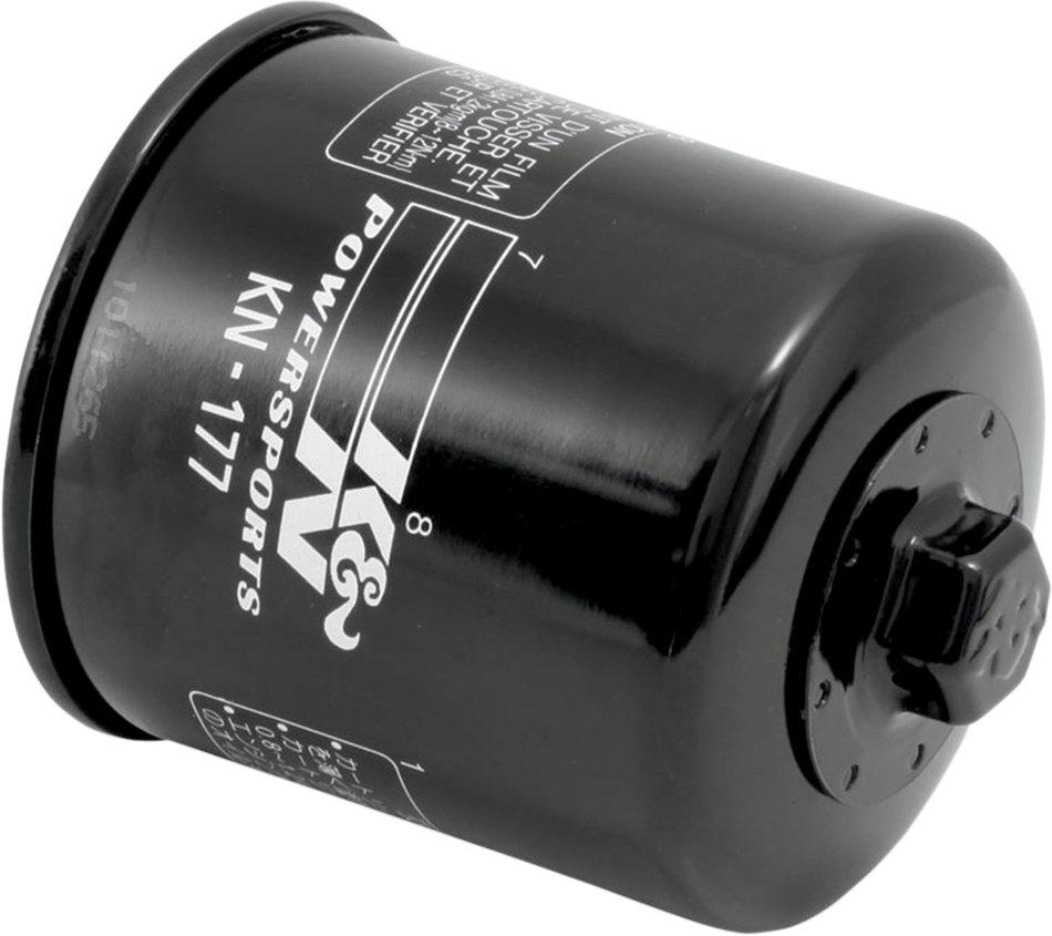 K & N Oil Filter - Black - Buell KN-177