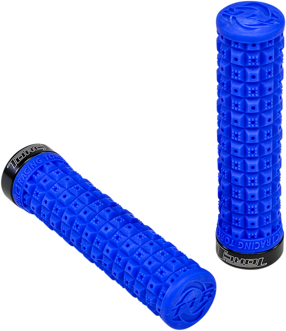 TORC1 Grips - Defy - Lock-On - ATV - Blue/Black 2750-0302