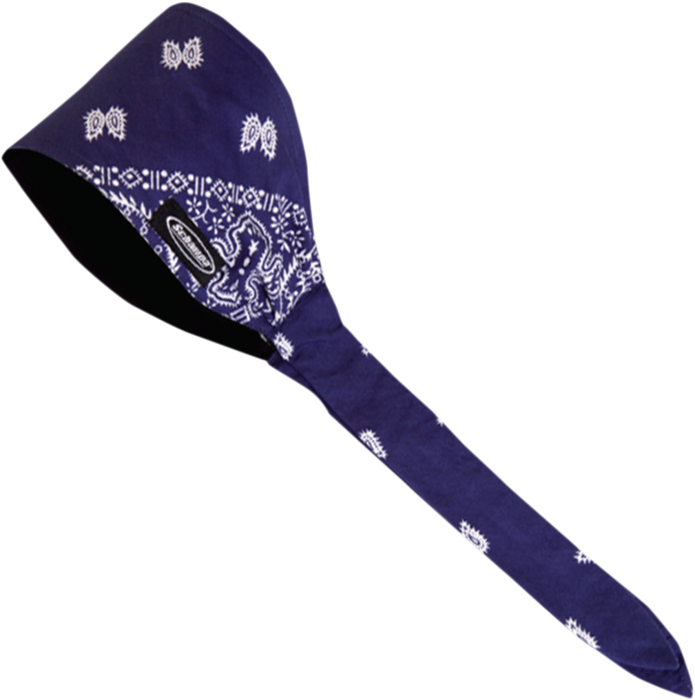 SCHAMPA & DIRT SKINS Old School Bandana - Navy Paisley OSB1-224