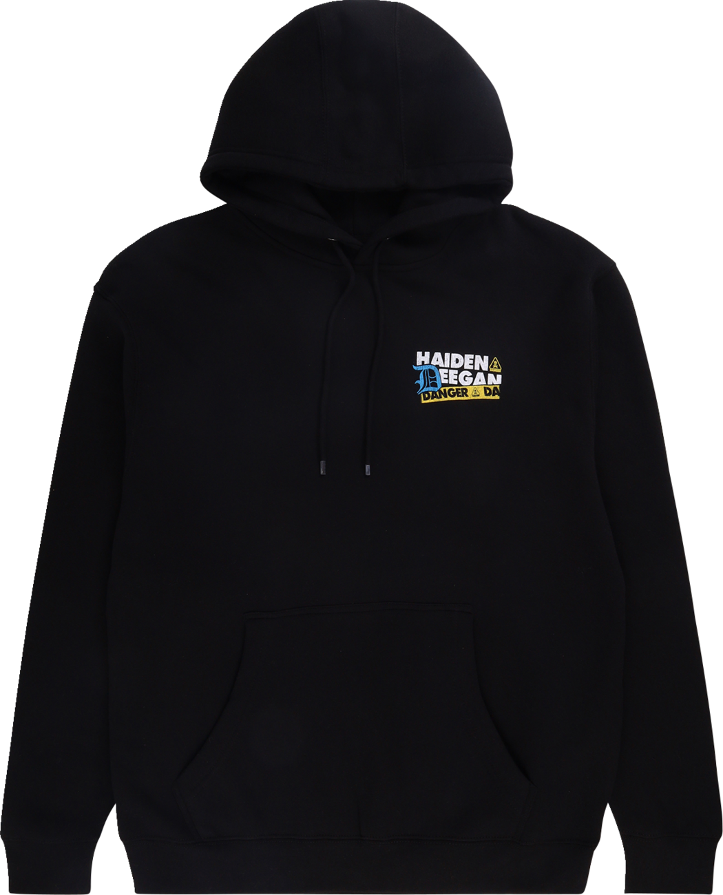 Deegan Apparel Caution Hoodie - Black - Large DMTFP3010BLKL