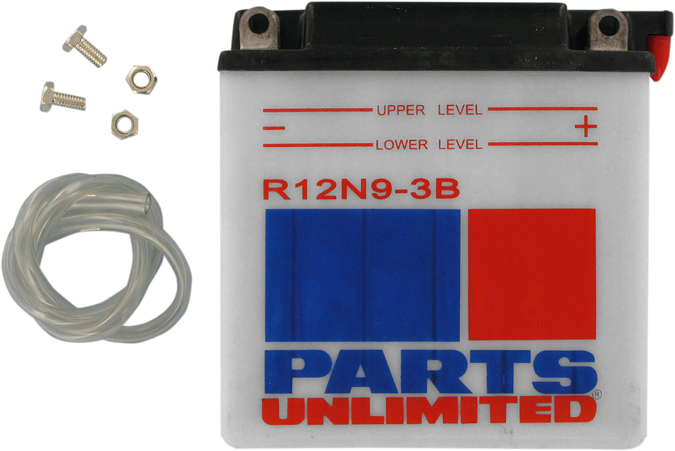 Parts Unlimited Conventional Battery 12n9-3b