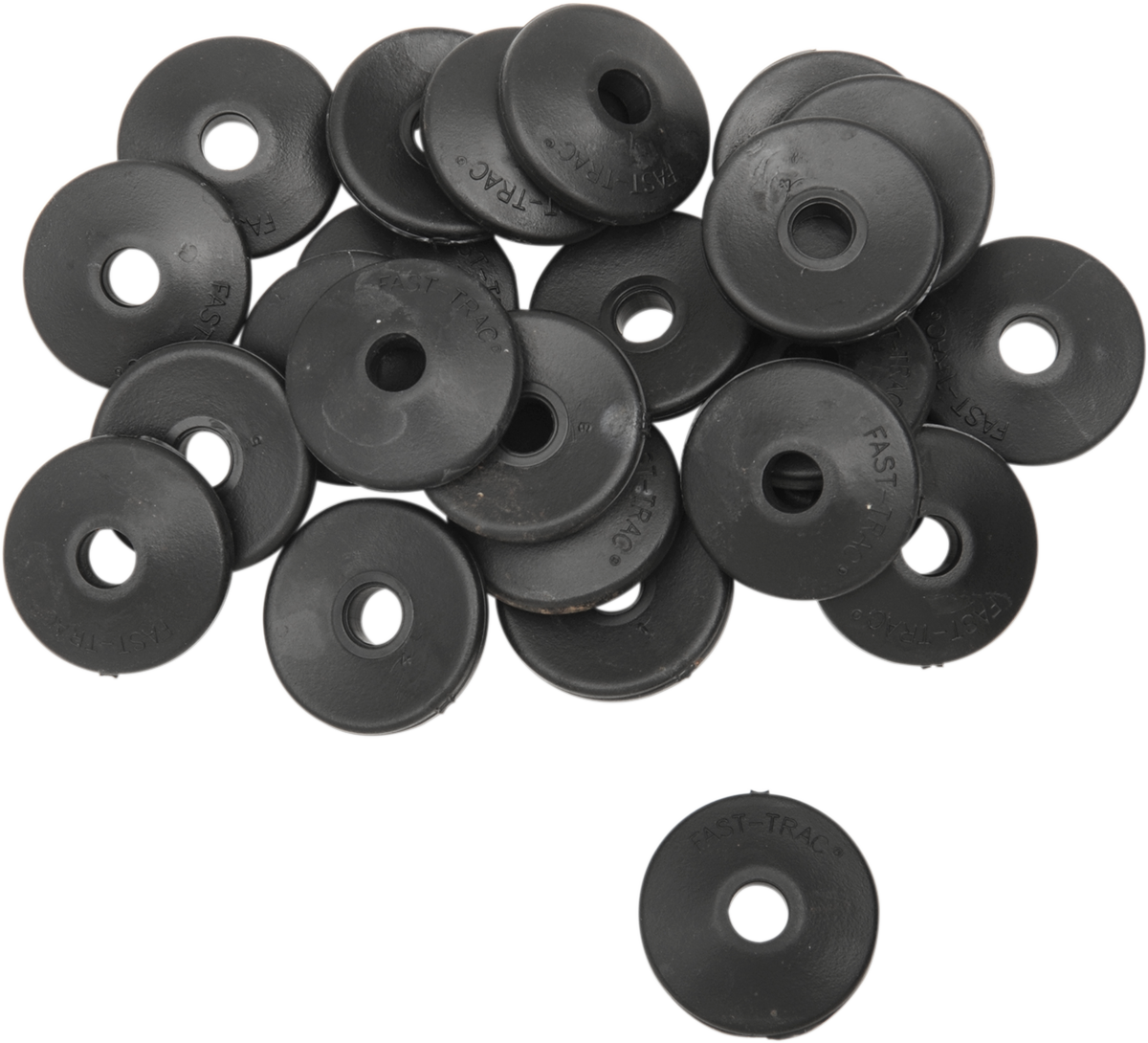 FAST-TRAC Backer Plates - Black - Round - 24 Pack 208RX-24