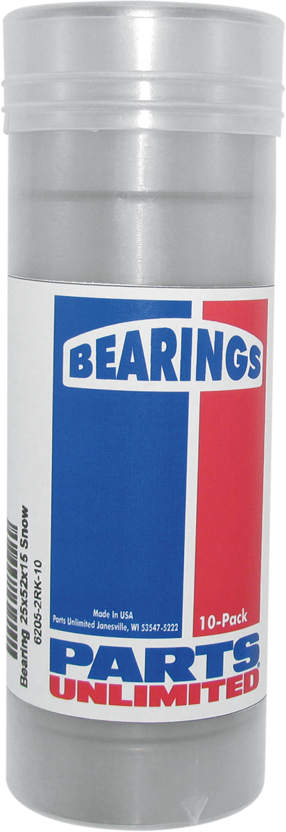 Parts Unlimited Bearings - 20 X 47 X 14 - 10-Pack 6204-2rk-10