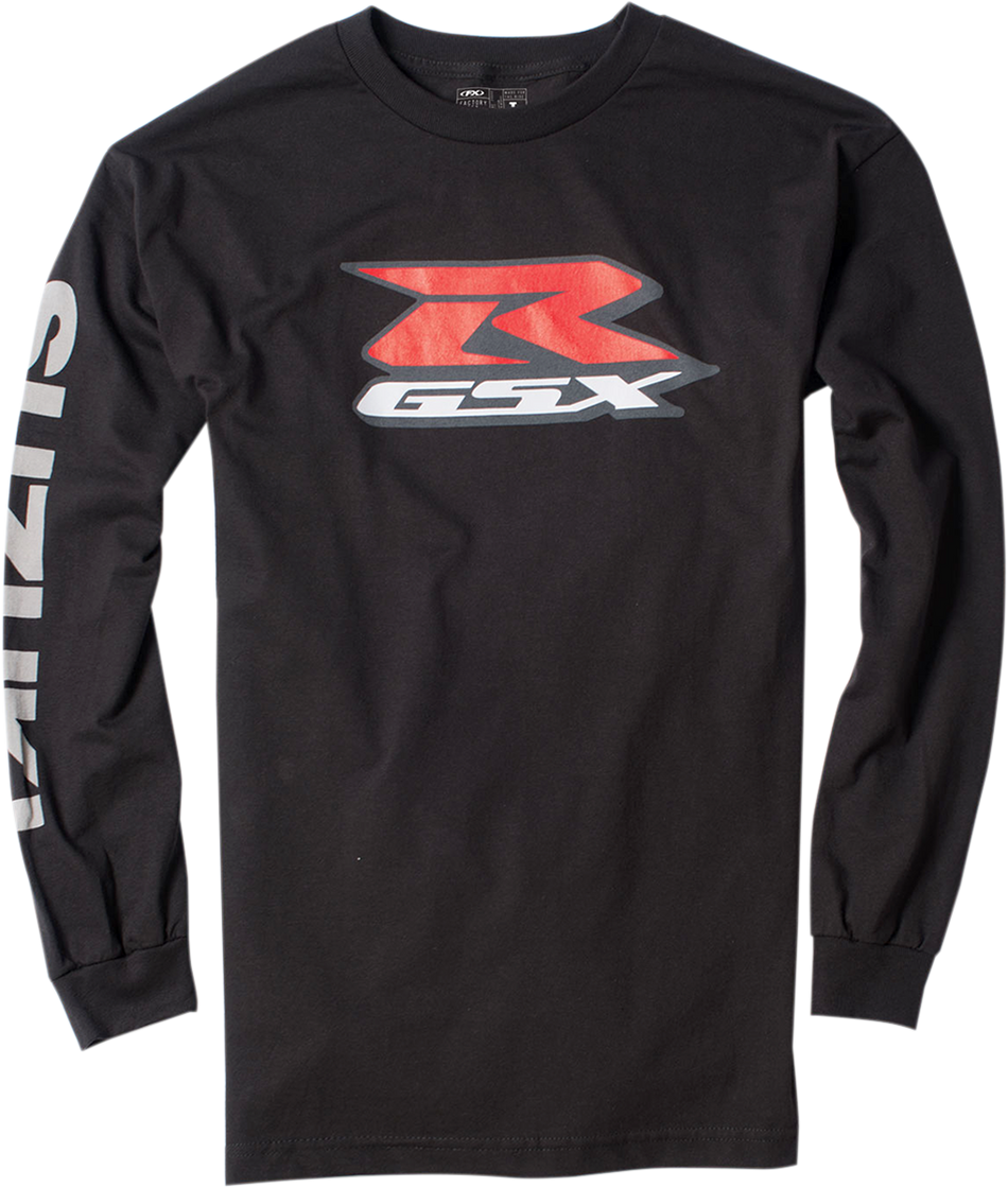 FACTORY EFFEX Suzuki GSXR Long-Sleeve T-Shirt - Black - 2XL 17-87418