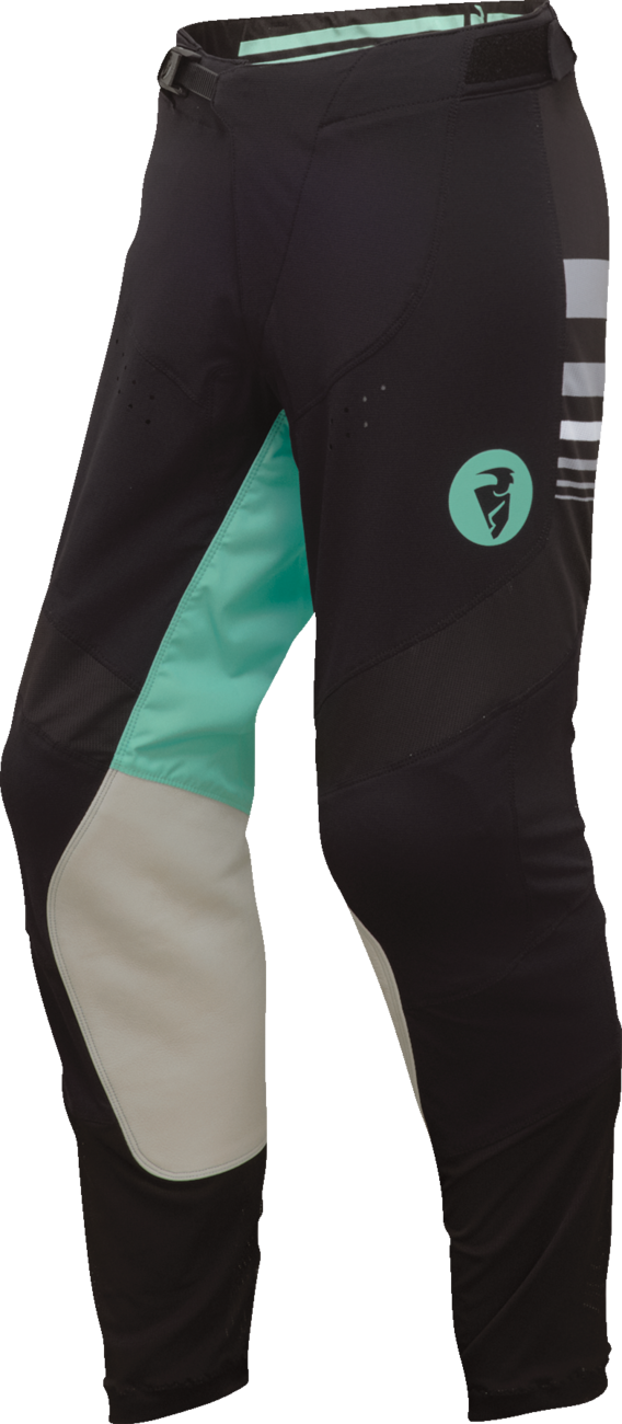 THOR Pantalones Prime Blaze para mujer - Negro/Menta - 1/2 2902-0349 