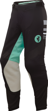 THOR Women's Prime Blaze Pants - Black/Mint - 13/14 2902-0355