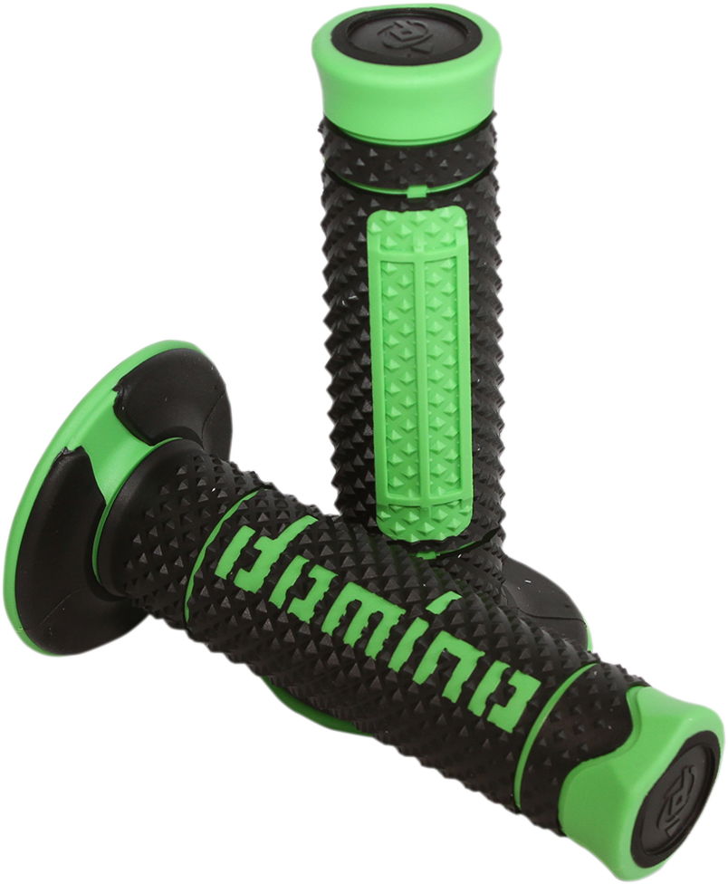 DOMINO Grips - Diamonte - Dual Compound - Black/Green A26041C4440