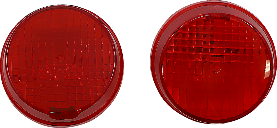 CUSTOM DYNAMICS Turn Signal Lenses - Red CD-TSLHK-RED