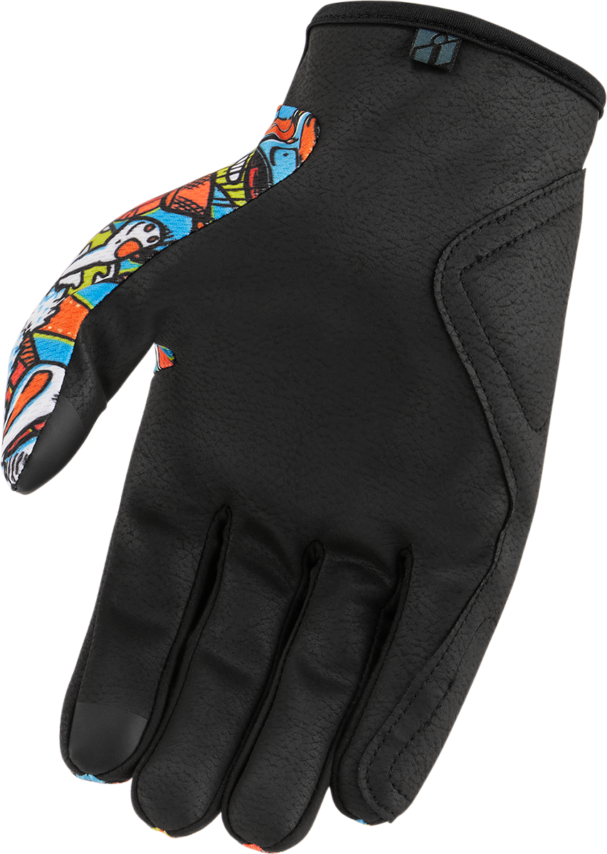 ICON Hooligan™ Redoodle Gloves - Blue - 3XL 3301-4425