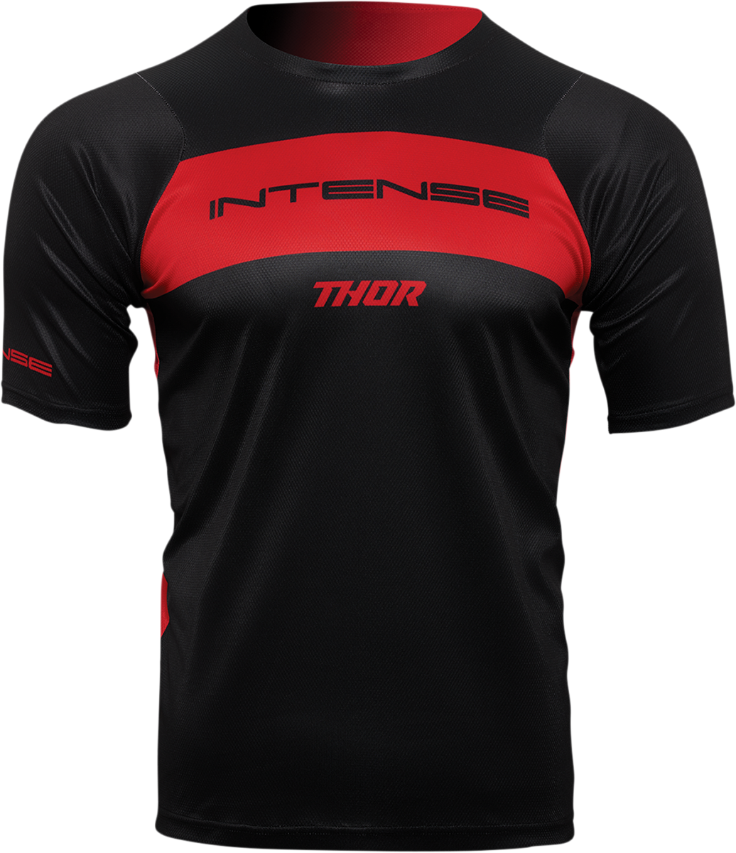 THOR Intense Dart Jersey - Black/Red - Small 5120-0151