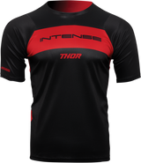 THOR Intense Dart Jersey - Black/Red - Large 5120-0153