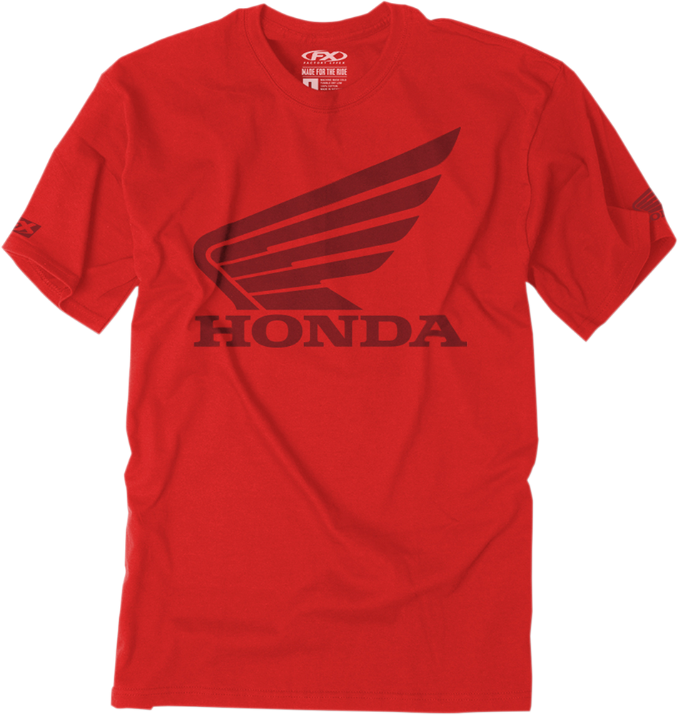 FACTORY EFFEX Honda Big Wing T-Shirt - Red - Large 21-87314