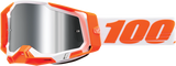 100% Racecraft 2 Goggles - Orange - Silver Flash Mirror 50010-00013