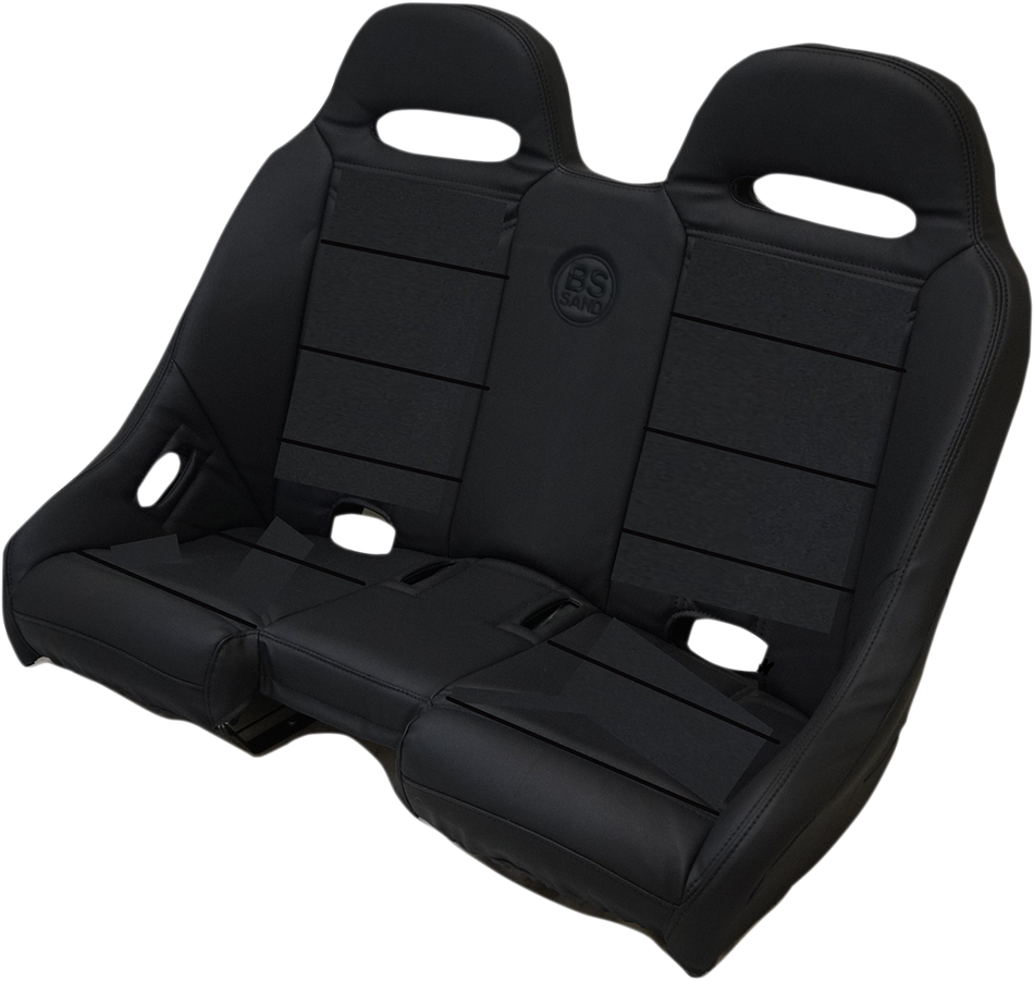 BS SAND Extreme Bench Seat - Straight - Black EXBEBKSTR