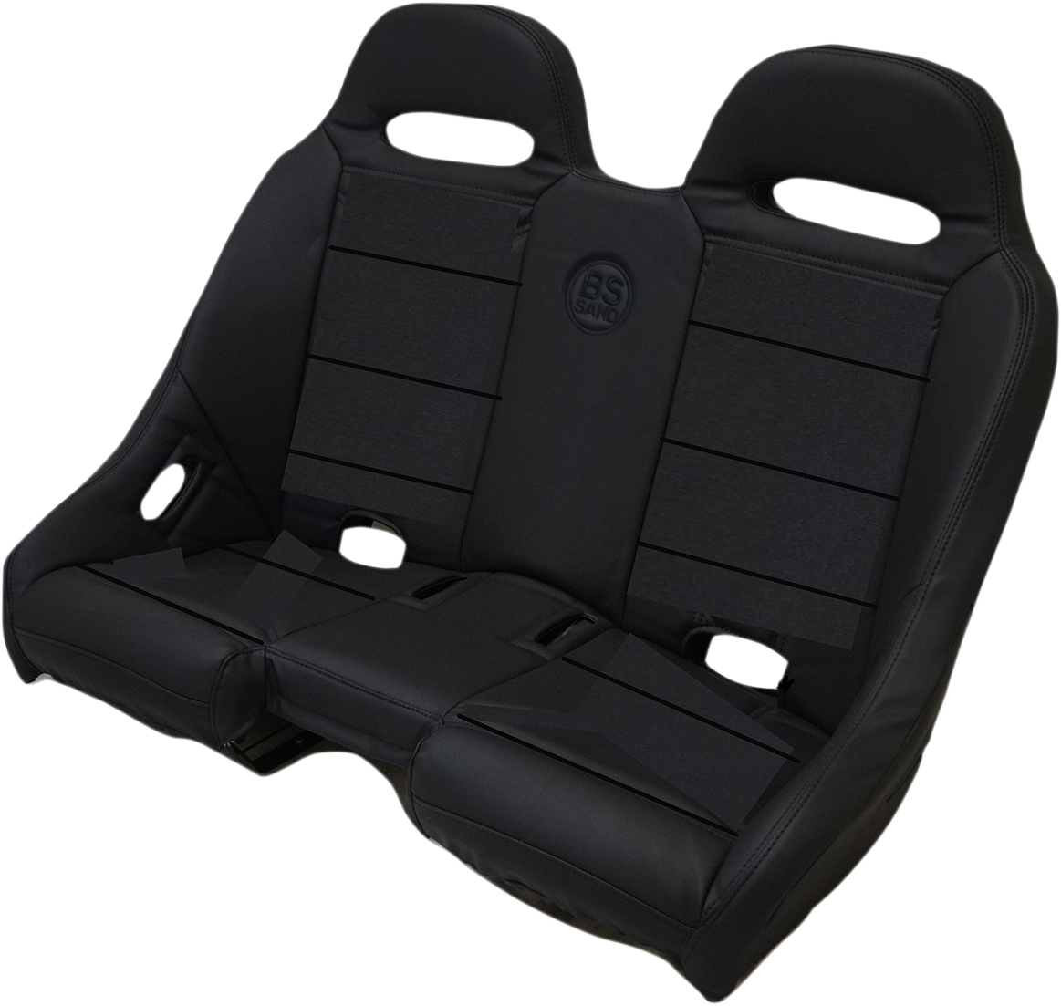 BS SAND Extreme Bench Seat - Straight - Black EXBEBKSTR