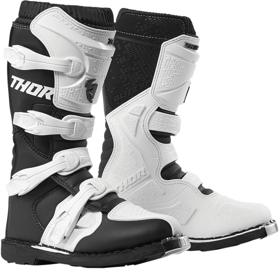 THOR Women's Blitz XP Boots - Black/White - Size 7 3410-2235