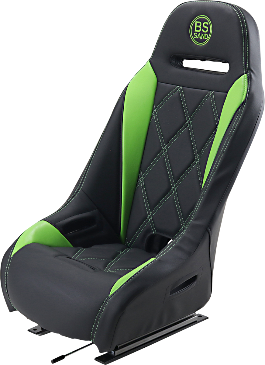 BS SAND Extreme Seat - Big Diamond - Black/Green EBUBLBDKW