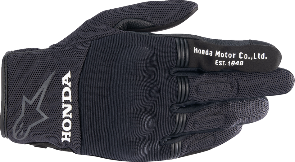 ALPINESTARS Honda Copper Gloves - Black - Large 3568321-10-L