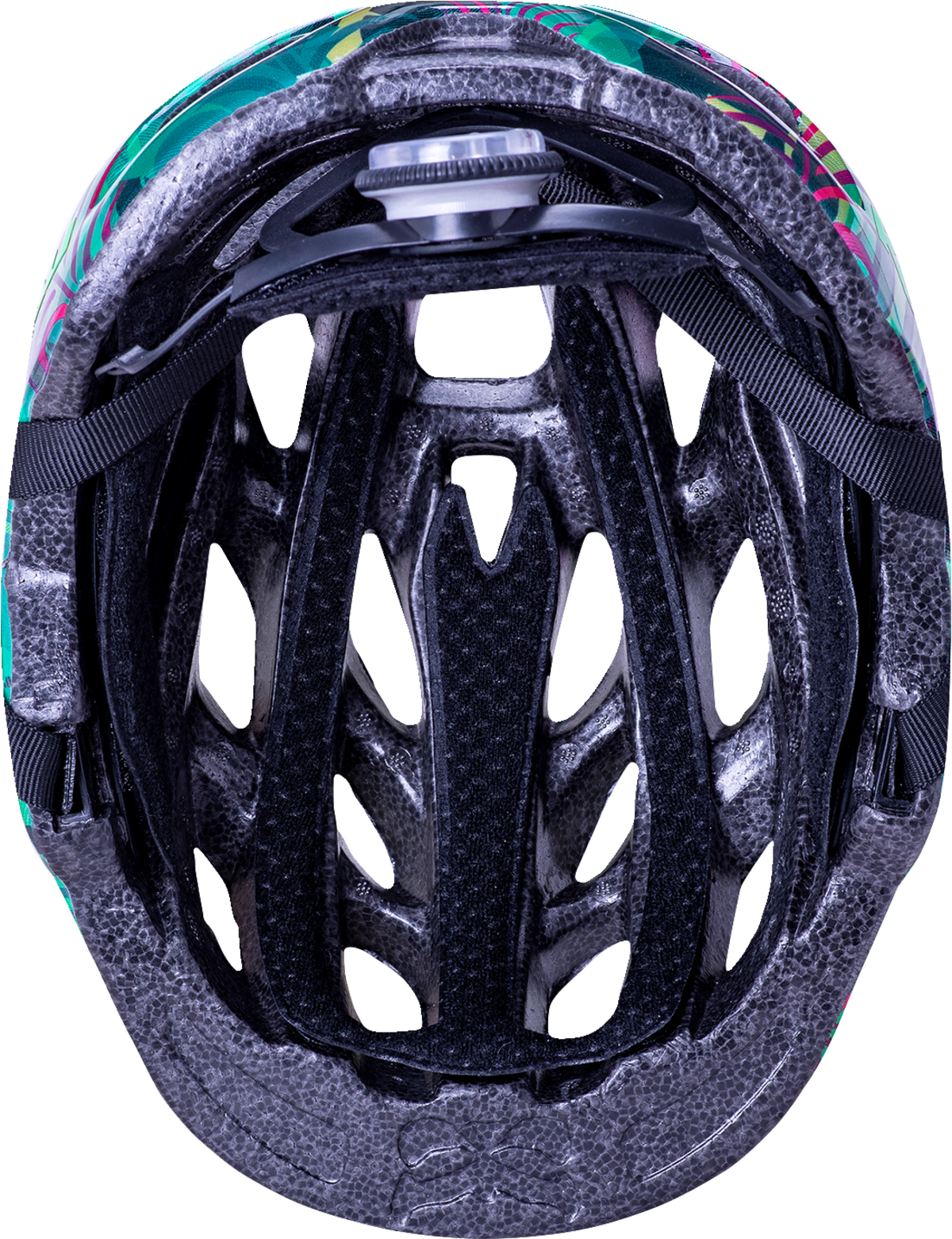 KALI Child Chakra Lighted Helmet - Jungle - Gloss Green - Small 0221022215