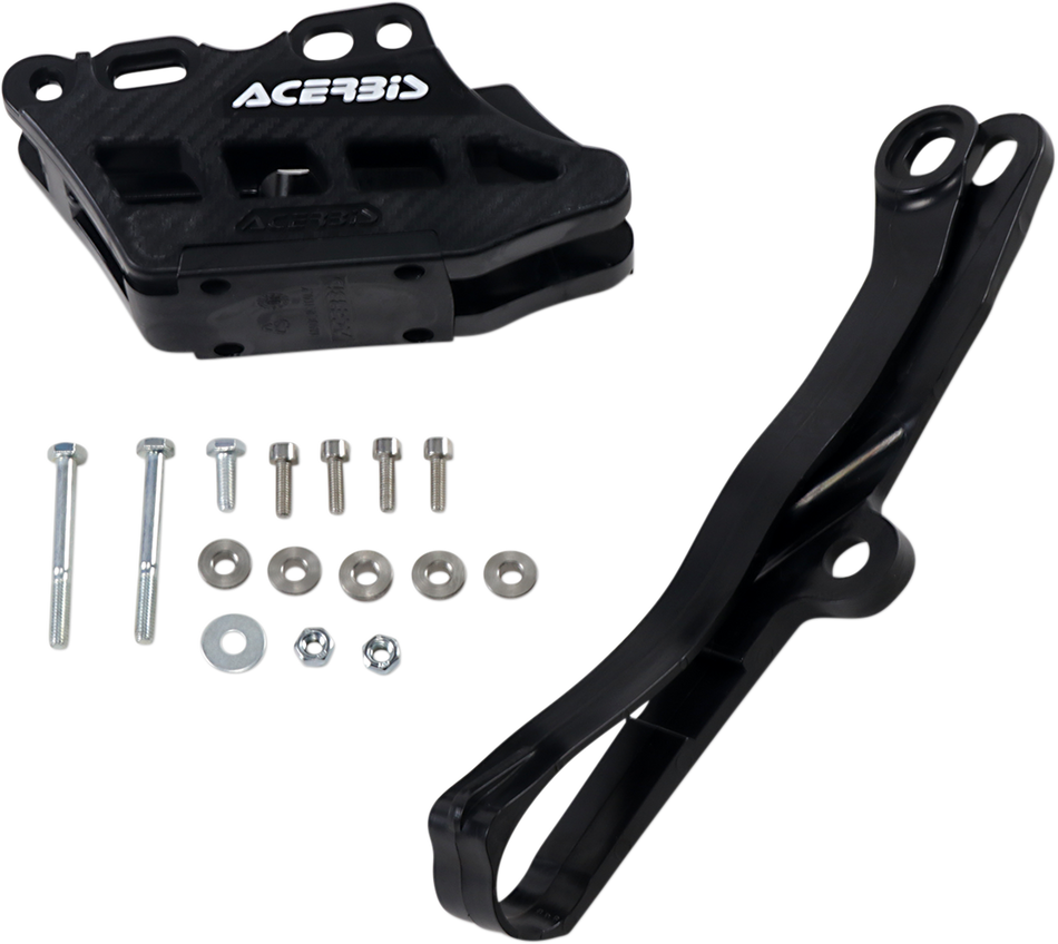 ACERBIS Chain Guide 2.0 and Slider Kit - Kawasaki - Black 2734950001