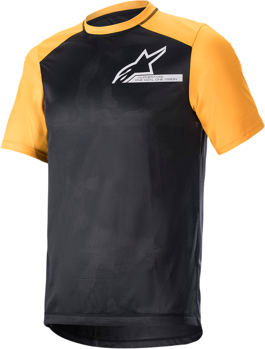 Camiseta ALPINESTARS Alps 4.0 V2 - Manga corta - Negro/Naranja/Blanco - Mediano 1765922-1402-MD 