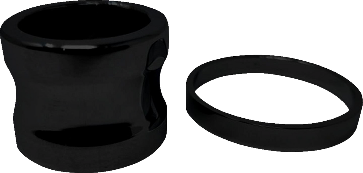 COVINGTONS Axle Spacer - Smooth - Black - ABS C0008-B