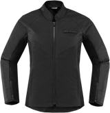 Chaqueta ICON Hooligan Perf para mujer - Stealth - XL 2822-1333 