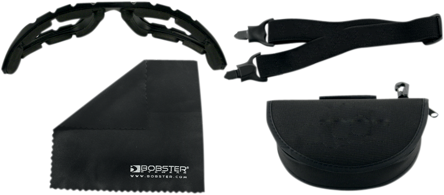 Gafas de sol convertibles BOBSTER Renegade - Negro brillante BREN101 