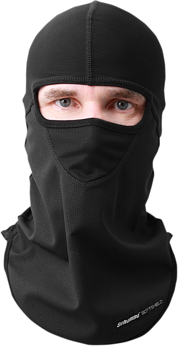 SCHAMPA & DIRT SKINS Coolskin Chill Breaker Balaclava - Deluxe - Black BLCLV015D-0