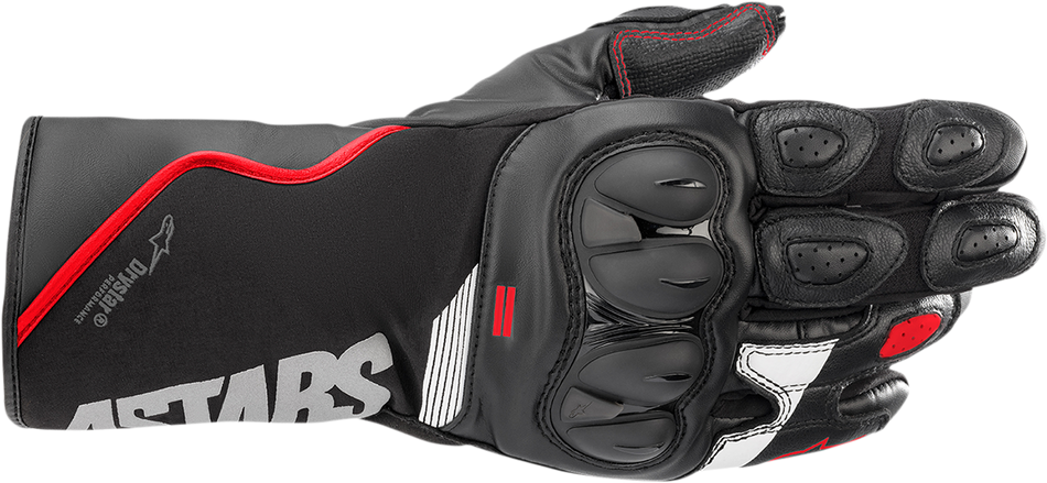 ALPINESTARS SP-365 Drystar® Gloves - Black/Fluo Red/White - Medium 3527921-1321-M