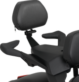 SHOW CHROME Passenger Backrest - Smooth - Black - Ryker '20-'22 41-420