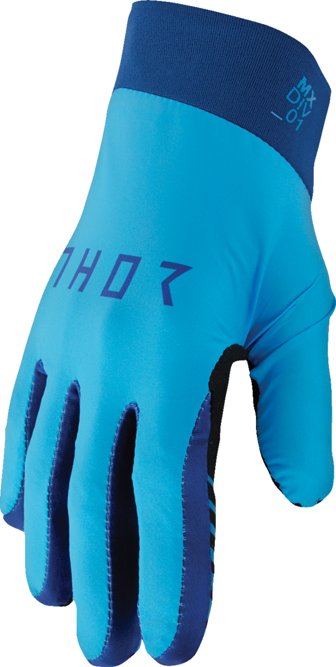 THOR Agile Gloves - Solid - Blue/Navy - Small 3330-7682