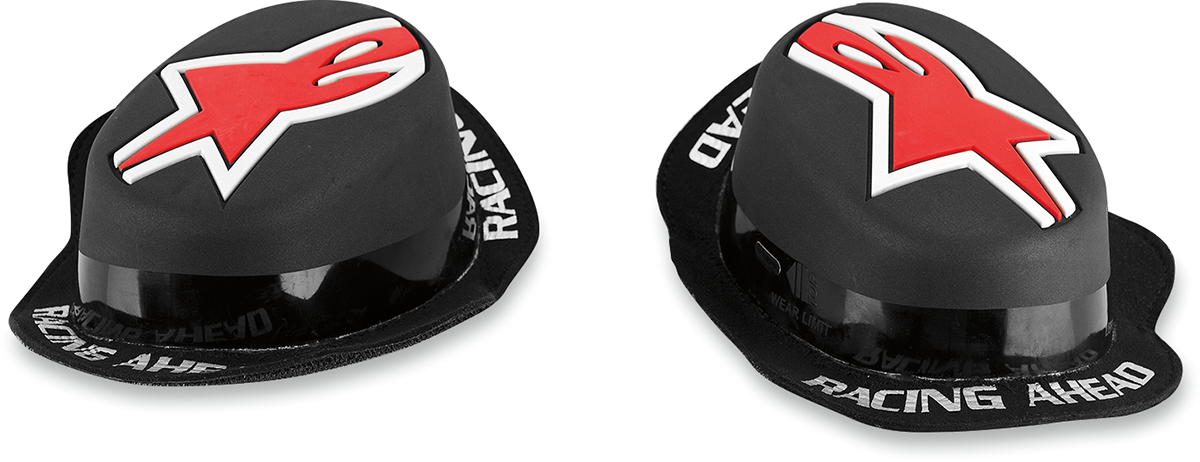 ALPINESTARS GP Rain Knee Sliders - Black/Red 6401013