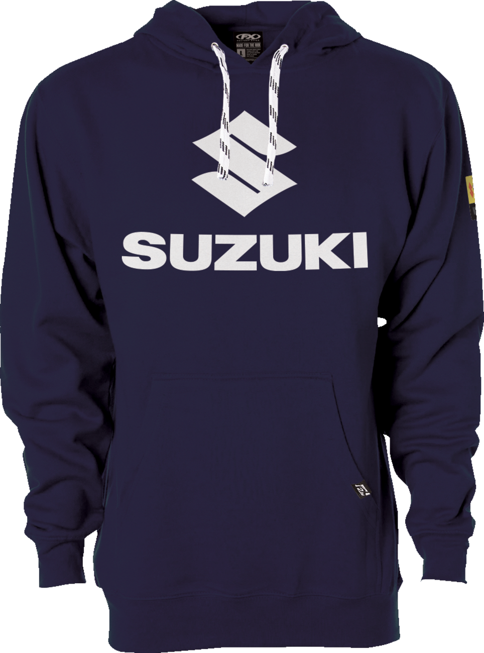 FACTORY EFFEX Suzuki Vertical Pullover Hoodie - Marineblau - Groß 26-88404 