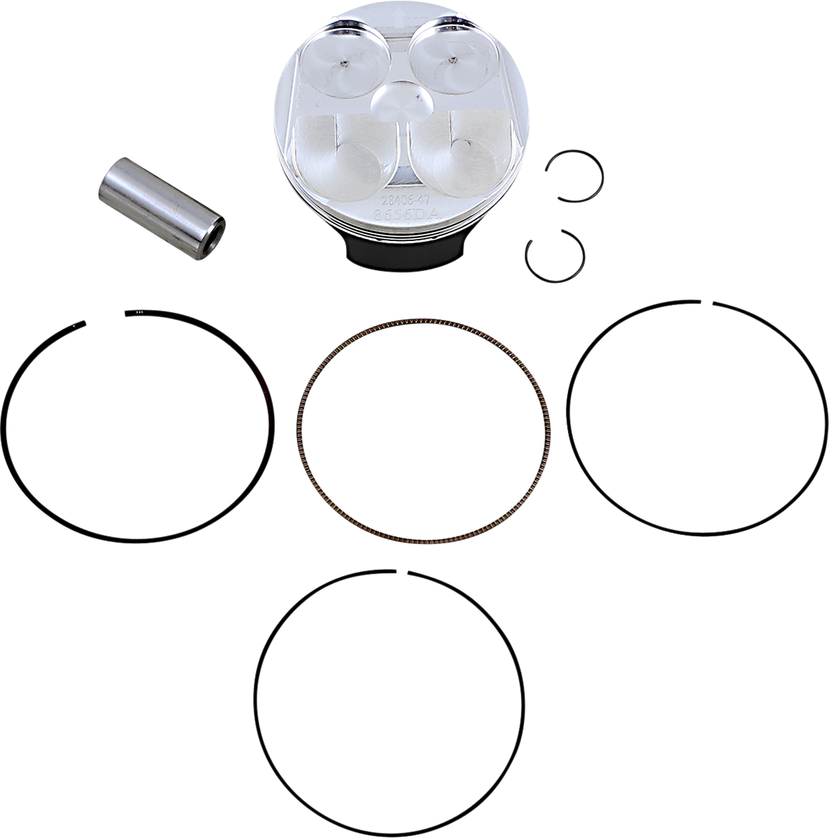 WOSSNER Piston Kit - CRF250 R/X - 77.96 mm 8656DA