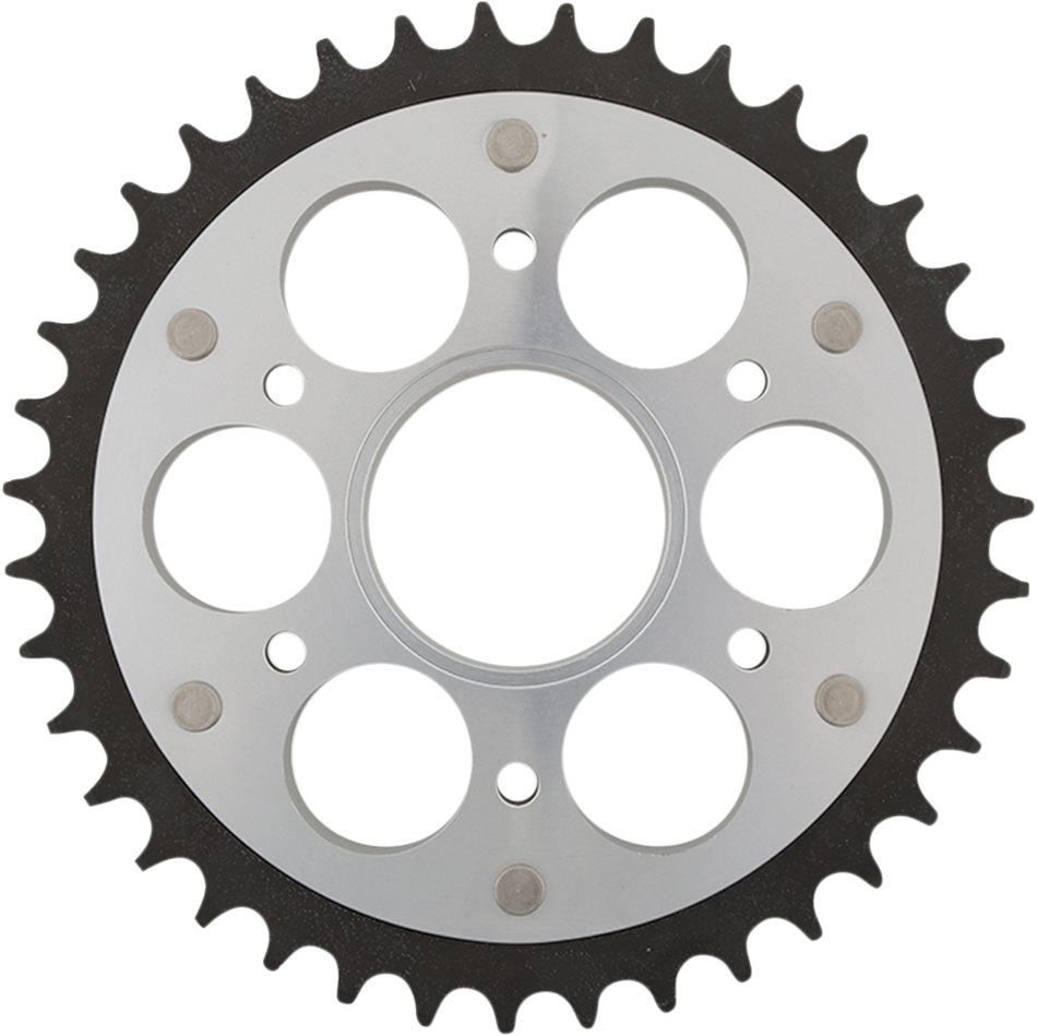 SUPERSPROX Stealth Rear Sprocket - 39 Tooth - Silver - Ducati RST-737-39-SLV
