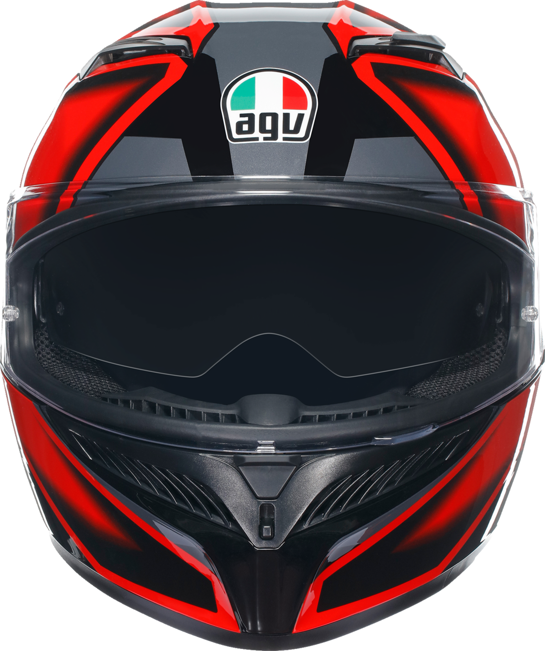 AGV K3 Helmet - Compound - Black/Red - Large 2118381004009L