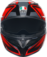 AGV K3 Helmet - Compound - Black/Red - Large 2118381004009L